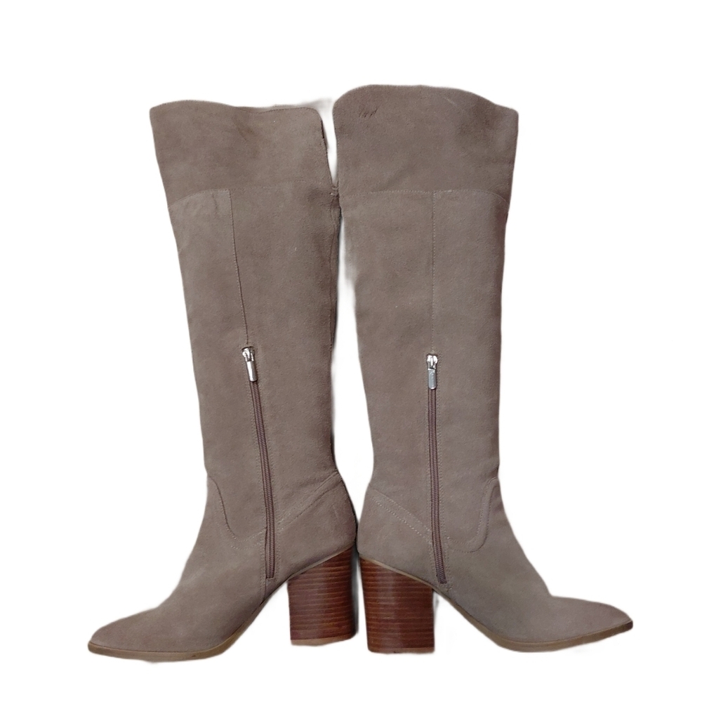 Steve Madden Taupe Suede Over-the-Knee Boots Size 9.5 - Picture 2 of 11